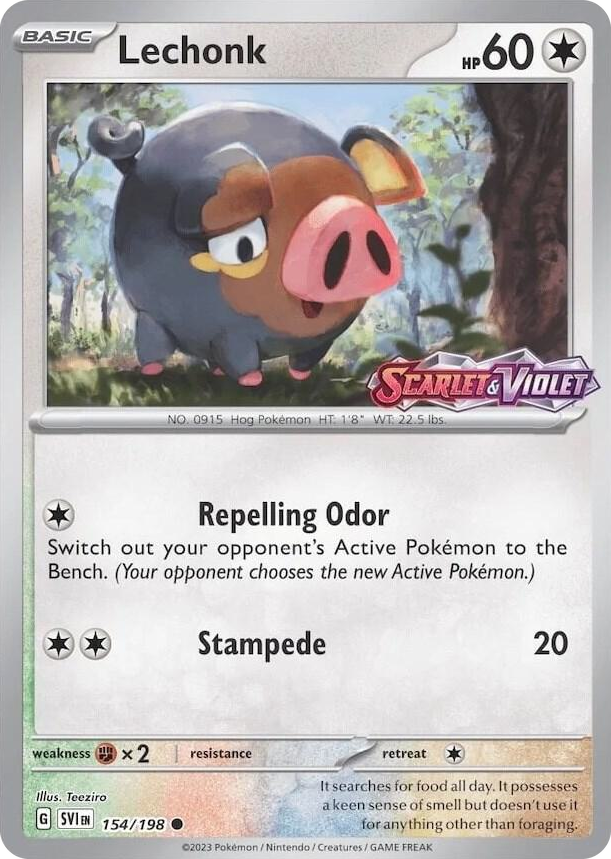 0154 Lechonk - 154/198 (Store Promo) Promo Miscellaneous Cards & Products