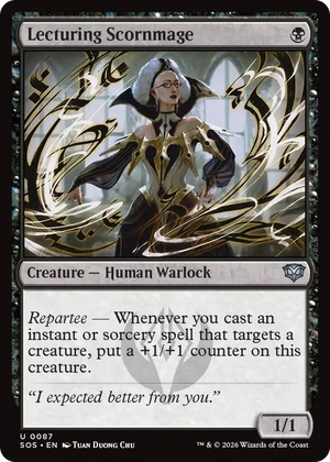 0087 Lecturing Scornmage U Secrets of Strixhaven