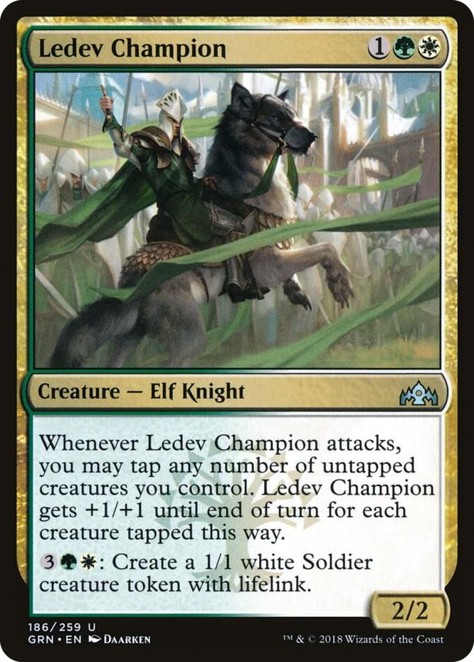 0186 Ledev Champion U Guilds of Ravnica