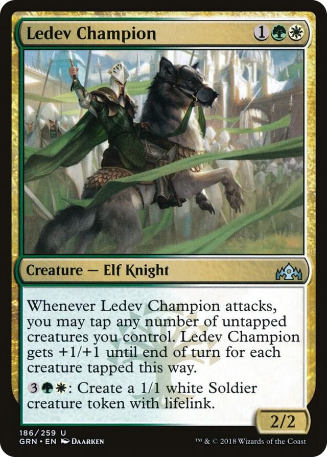 0186 Ledev Champion U Guilds of Ravnica