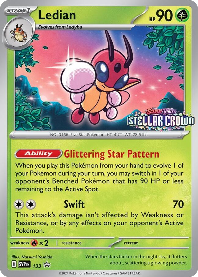 0133 Ledian - 133 Promo Scarlet & Violet Promo Cards