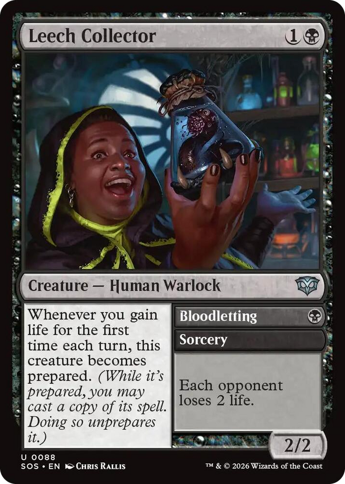 Leech Collector #88 U - Secrets of Strixhaven Pokemon card