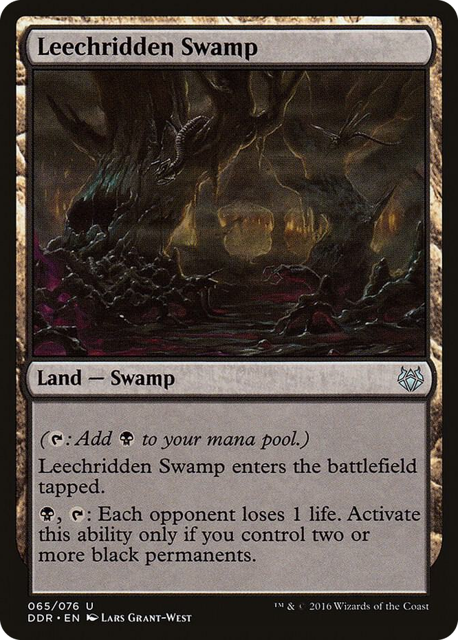 Leechridden Swamp #65 U - Duel Decks: Nissa vs. Ob Nixilis Pokemon card