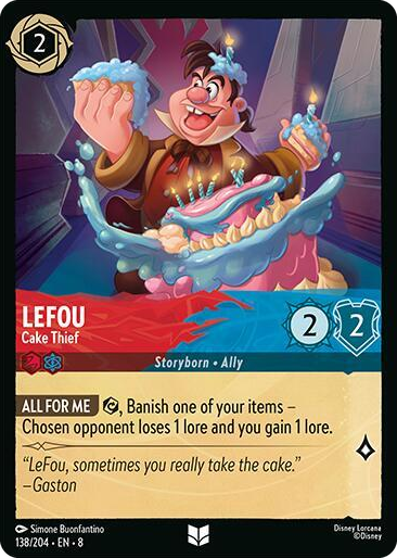 0138 LeFou - Cake Thief Uncommon Reign of Jafar
