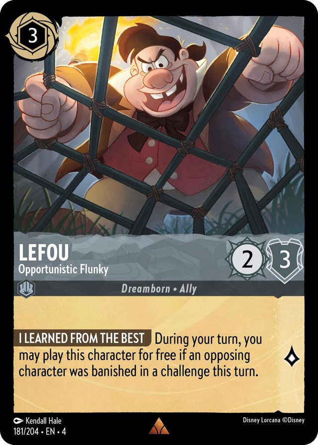 0181 LeFou - Opportunistic Flunky Rare Ursula's Return