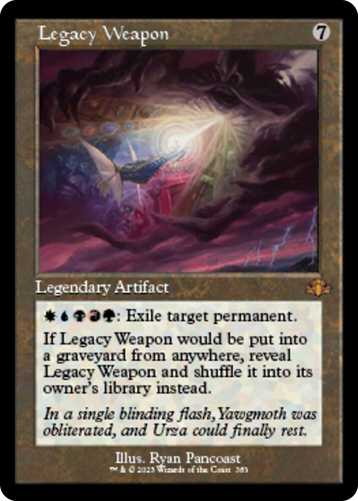 Legacy Weapon (Retro Frame) #383 M - Dominaria Remastered Pokemon card