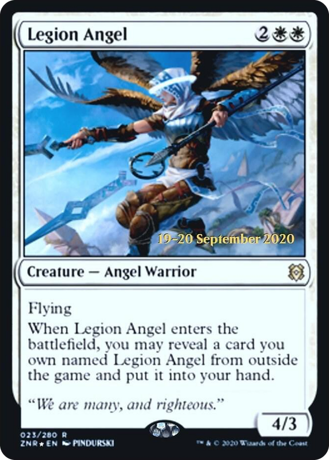 0023 Legion Angel R Prerelease Cards