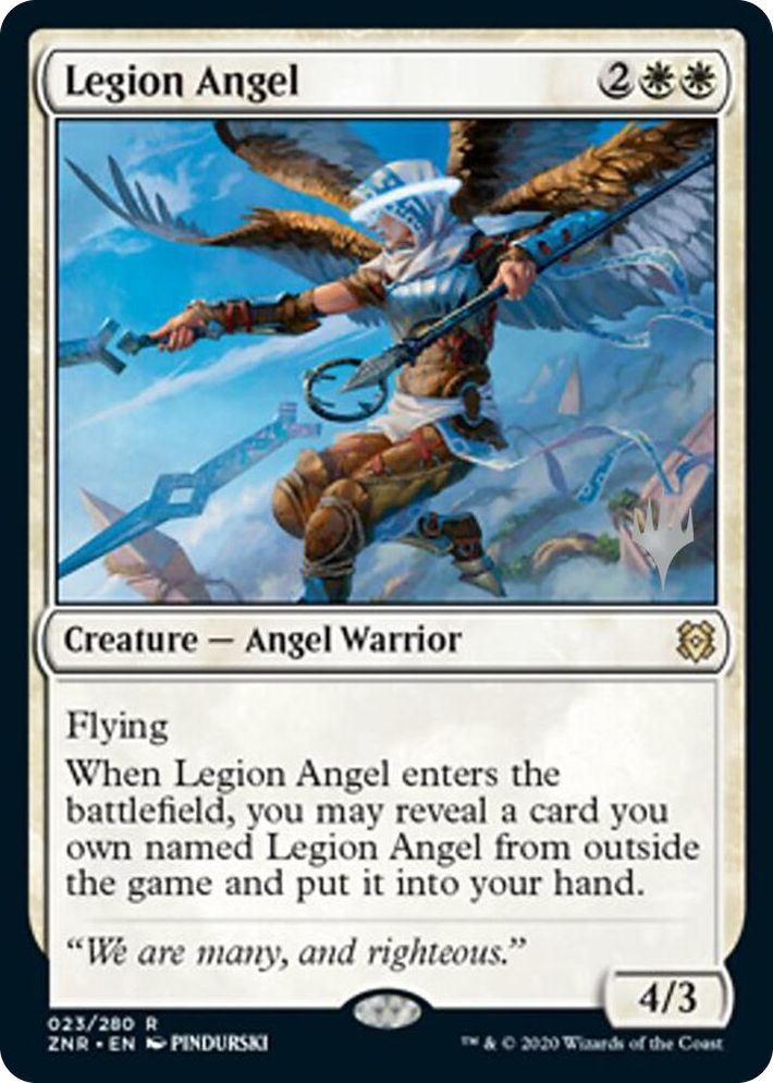 0023 Legion Angel R Promo Pack: Zendikar Rising