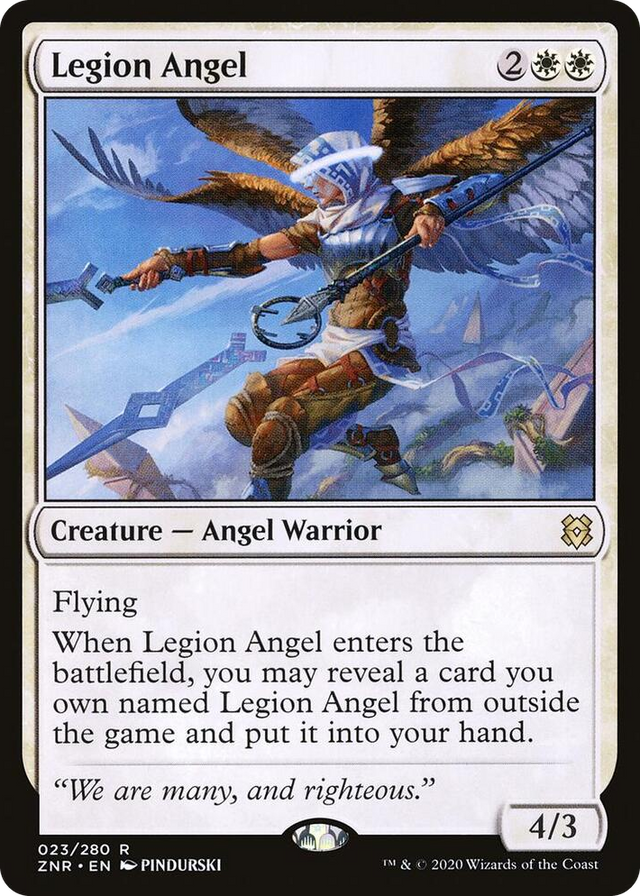 0023 Legion Angel R Zendikar Rising
