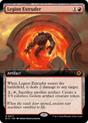 0077 Legion Extruder (Extended Art) M Outlaws of Thunder Junction: The Big Score