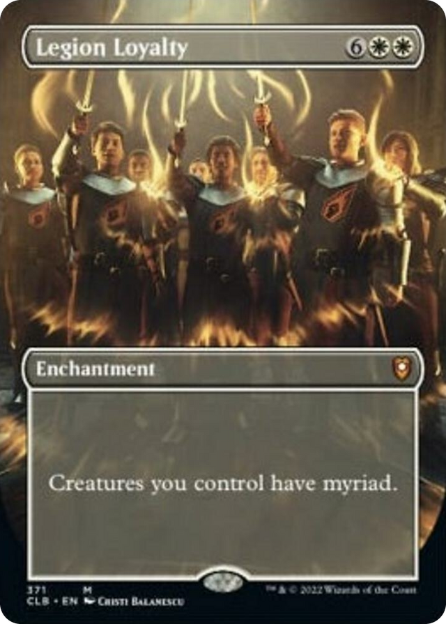 0371 Legion Loyalty (Borderless) M Commander Legends: Battle for Baldur's Gate