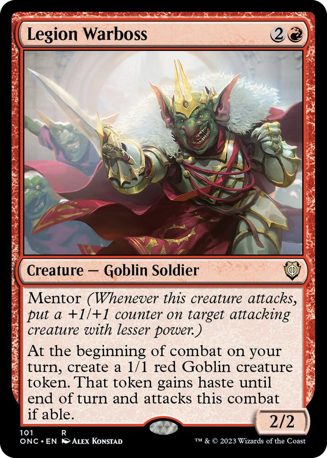 0101 Legion Warboss R Commander: Phyrexia: All Will Be One