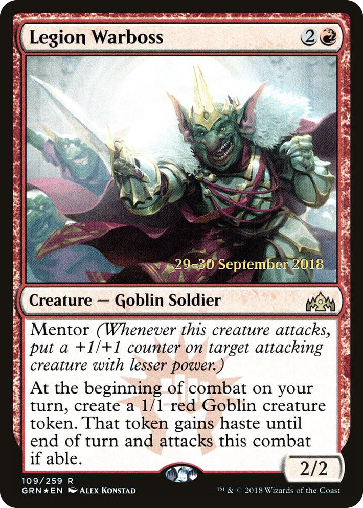 0109 Legion Warboss R Prerelease Cards