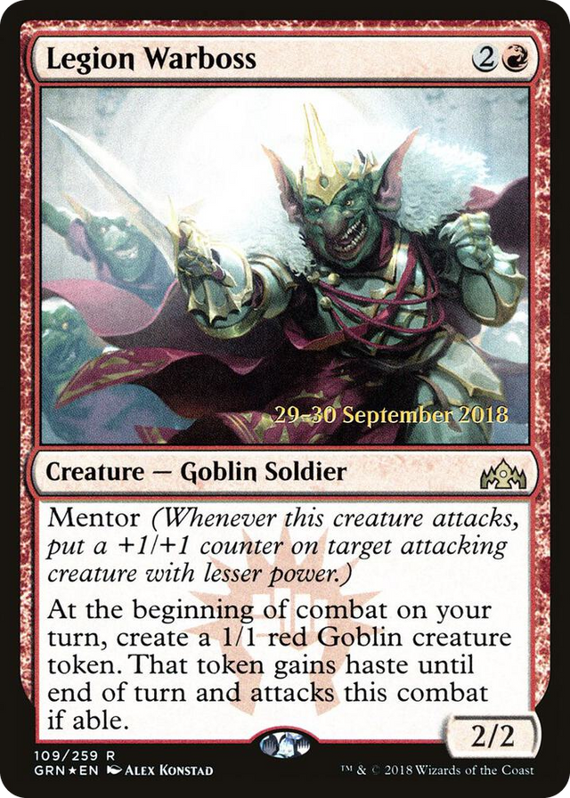 0109 Legion Warboss R Prerelease Cards