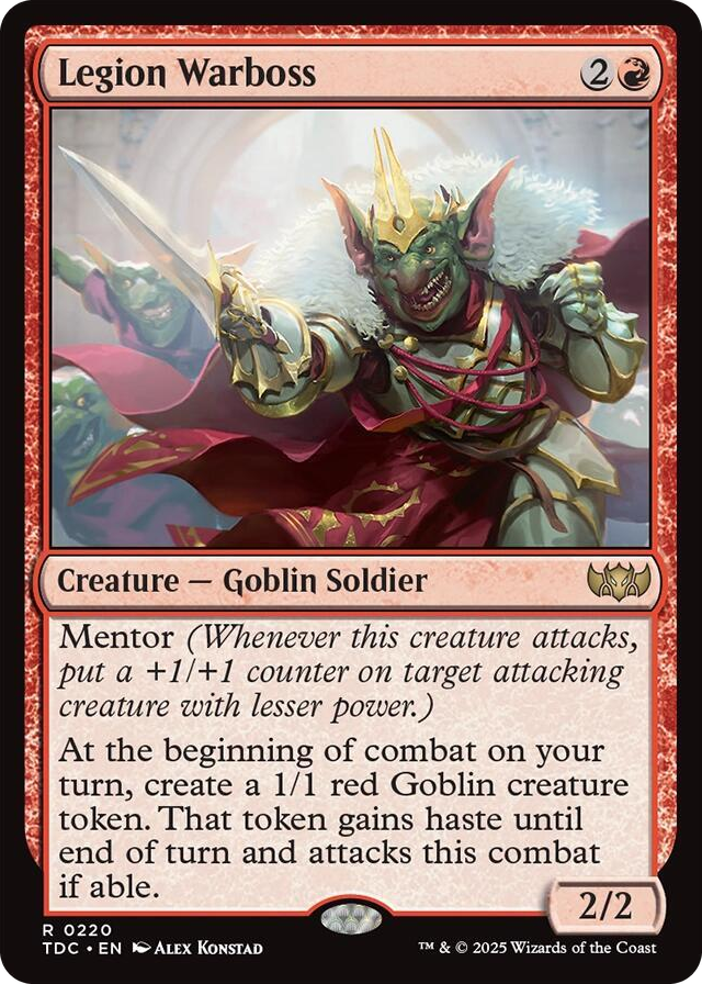 0220 Legion Warboss R Commander: Tarkir: Dragonstorm