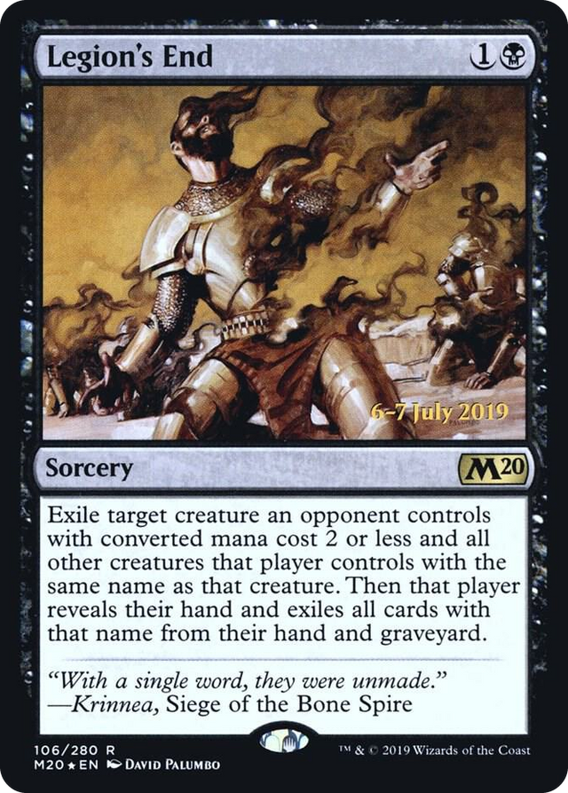 0106 Legion's End R Prerelease Cards