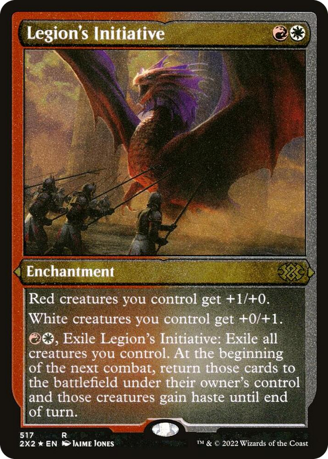 0517 Legion's Initiative (Foil Etched) R Double Masters 2022