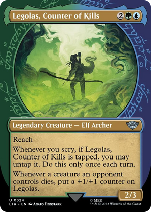 0324 Legolas, Counter of Kills (Showcase) U Universes Beyond: The Lord of the Rings: Tales of Middle-earth