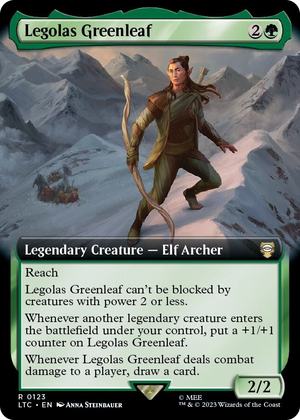 0123 Legolas Greenleaf (Extended Art) R Commander: The Lord of the Rings: Tales of Middle-earth