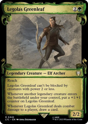 0442 Legolas Greenleaf (Showcase Scrolls) R Commander: The Lord of the Rings: Tales of Middle-earth