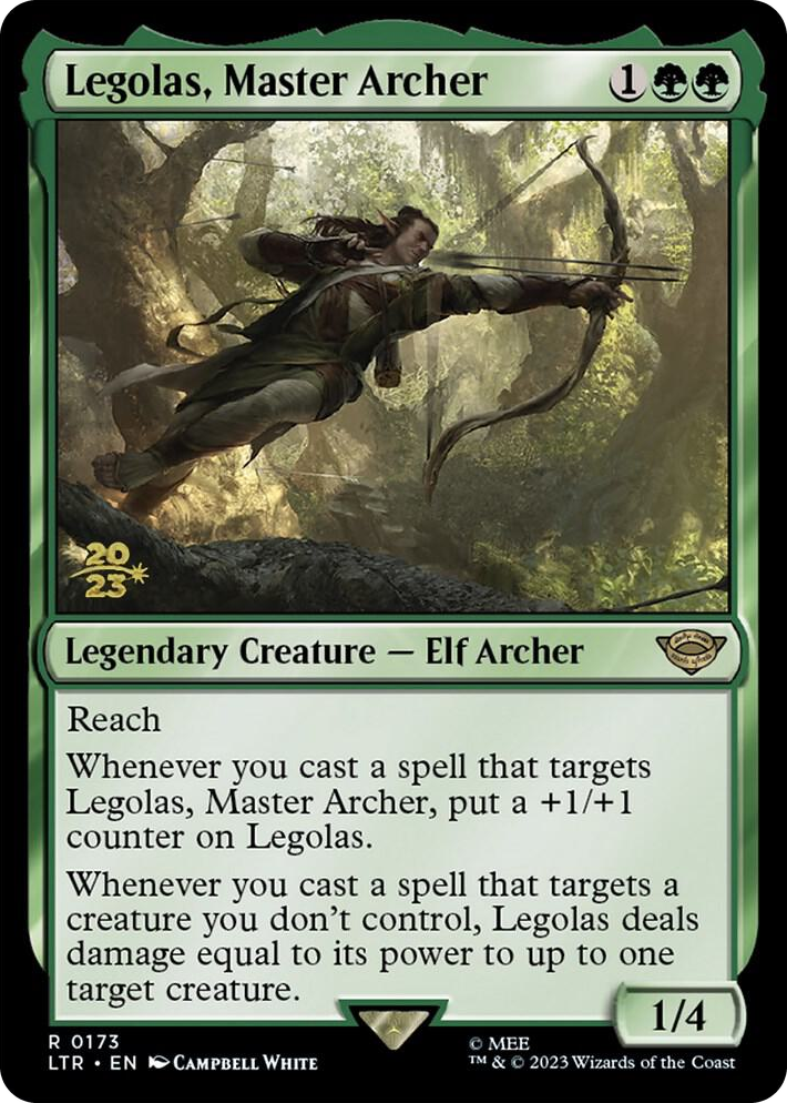 0173 Legolas, Master Archer R Prerelease Cards