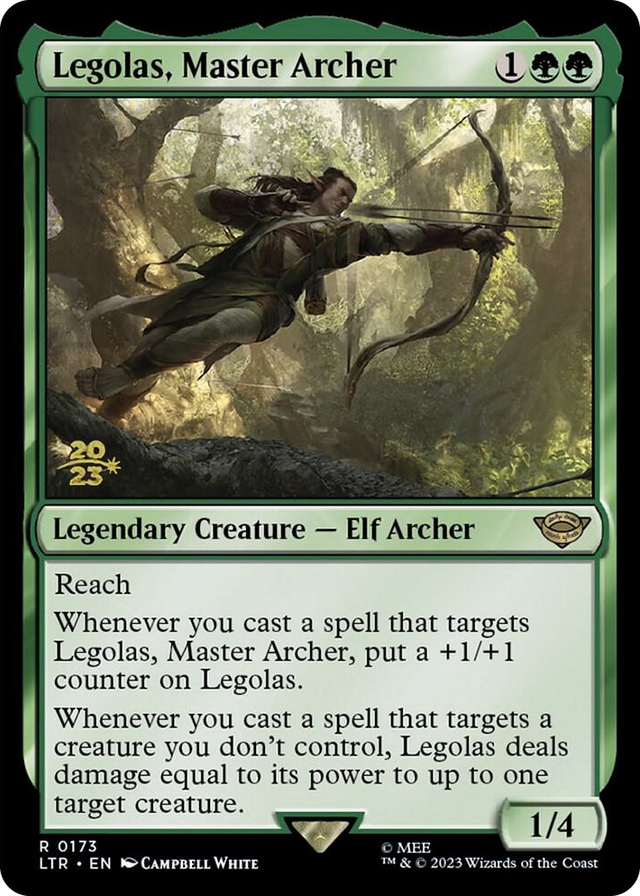 0173 Legolas, Master Archer R Prerelease Cards