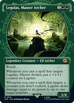0313 Legolas, Master Archer (Showcase) R Universes Beyond: The Lord of the Rings: Tales of Middle-earth