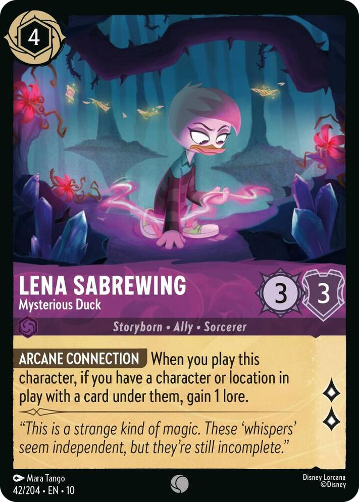 0042 Lena Sabrewing - Mysterious Duck Common Whispers in the Well