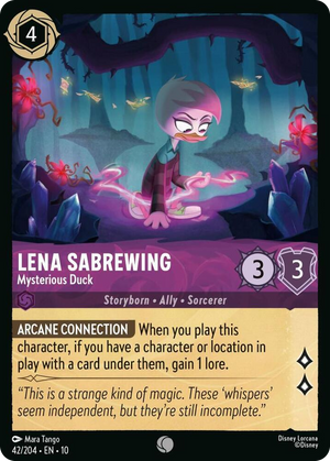0042 Lena Sabrewing - Mysterious Duck Common Whispers in the Well