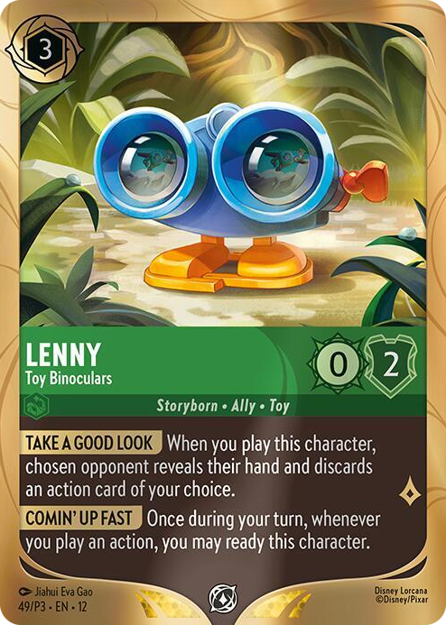 0049 Lenny - Toy Binoculars Promo Disney Lorcana Promo Cards