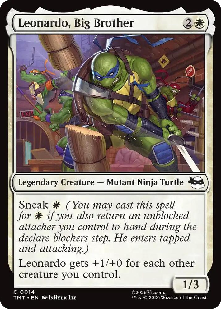 0014 Leonardo, Big Brother C Teenage Mutant Ninja Turtles