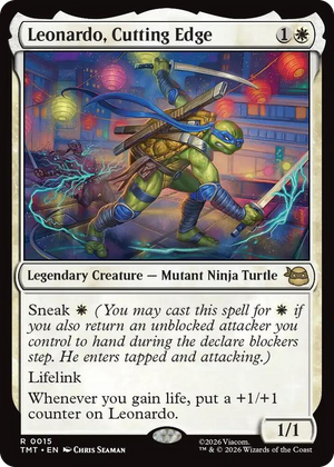 0015 Leonardo, Cutting Edge R Teenage Mutant Ninja Turtles