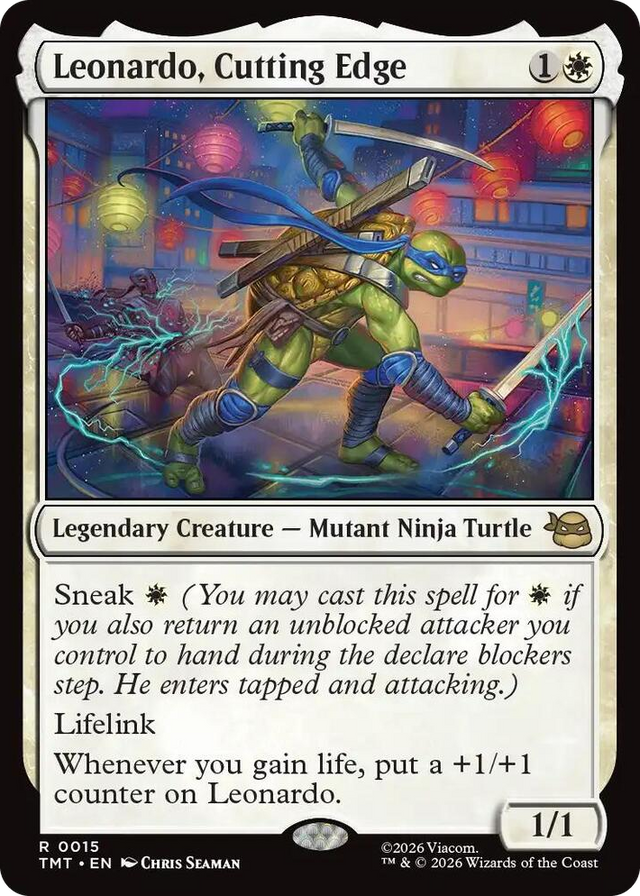0015 Leonardo, Cutting Edge R Teenage Mutant Ninja Turtles