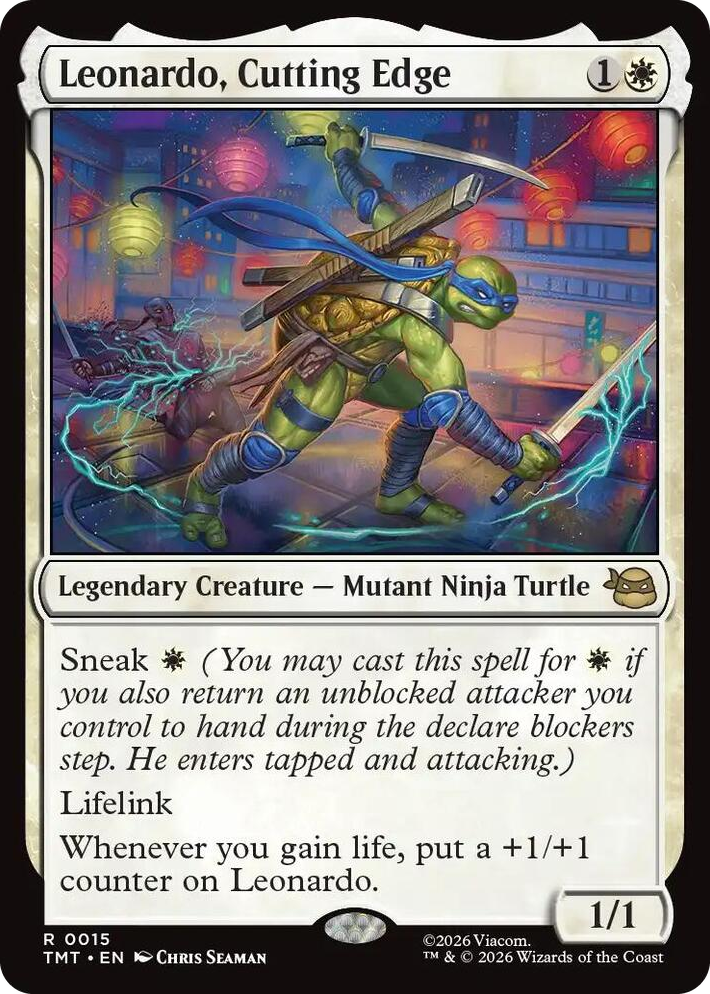 0015 Leonardo, Cutting Edge R Teenage Mutant Ninja Turtles