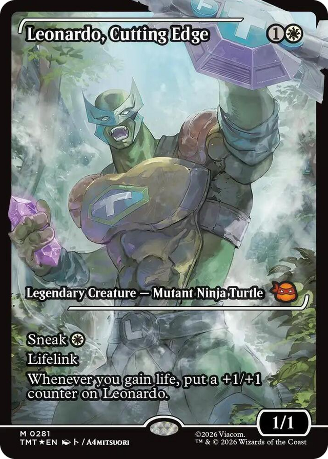 0281 Leonardo, Cutting Edge (Showcase) M Teenage Mutant Ninja Turtles