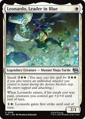0016 Leonardo, Leader in Blue U Teenage Mutant Ninja Turtles