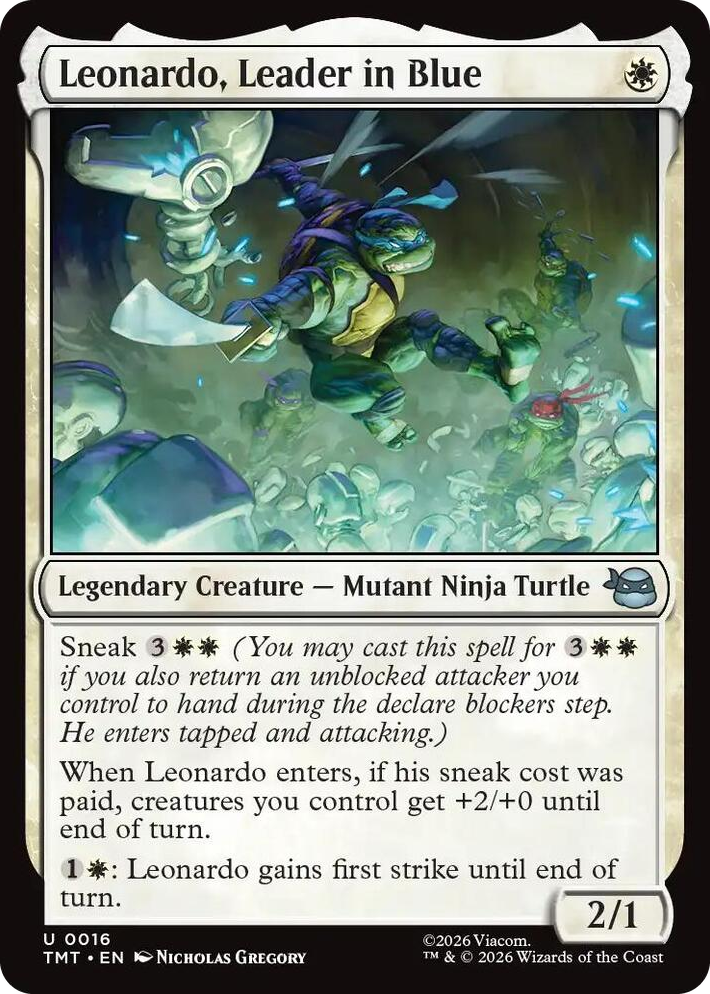 0016 Leonardo, Leader in Blue U Teenage Mutant Ninja Turtles