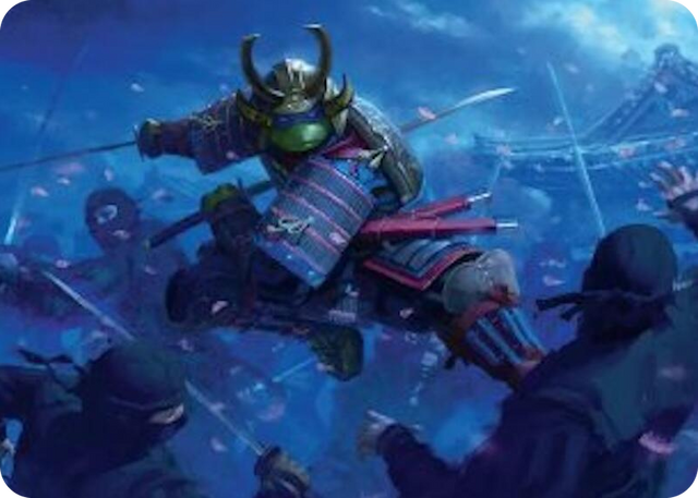 0001 Leonardo, Sewer Samurai Art Card (1/54) S Art Series: Teenage Mutant Ninja Turtles