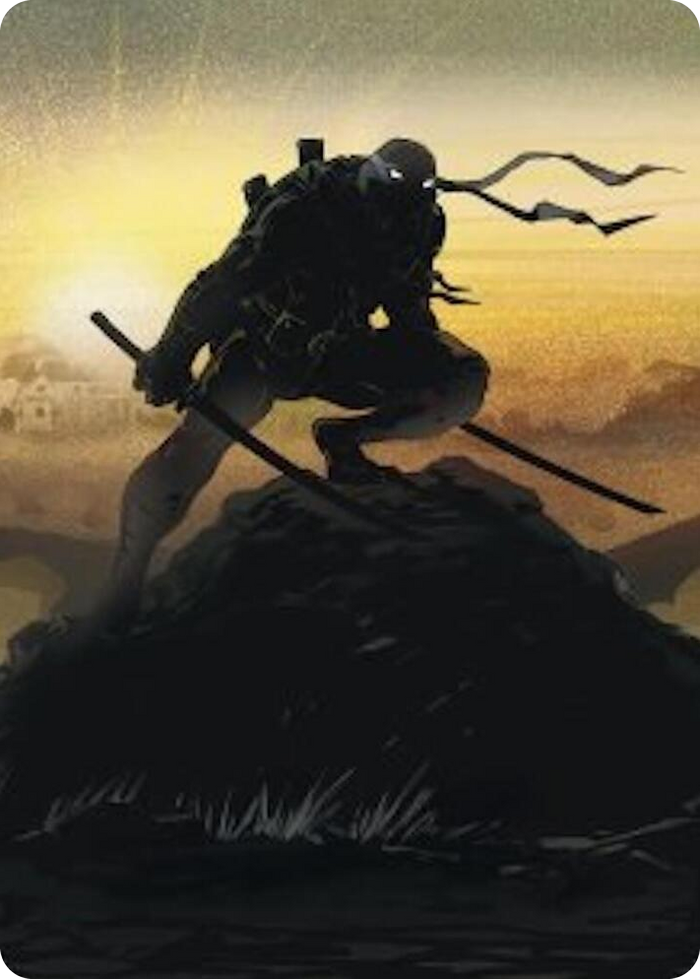 Leonardo, Sewer Samurai Art Card (20/54) #20 S - Art Series: Teenage Mutant Ninja Turtles Pokemon card