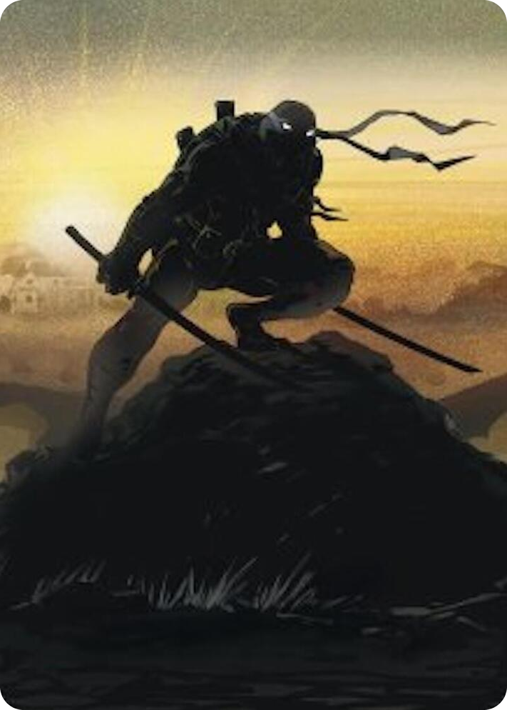 0020 Leonardo, Sewer Samurai Art Card (20/54) S Art Series: Teenage Mutant Ninja Turtles