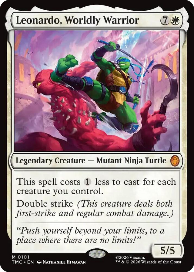 0101 Leonardo, Worldly Warrior M Commander: Teenage Mutant Ninja Turtles