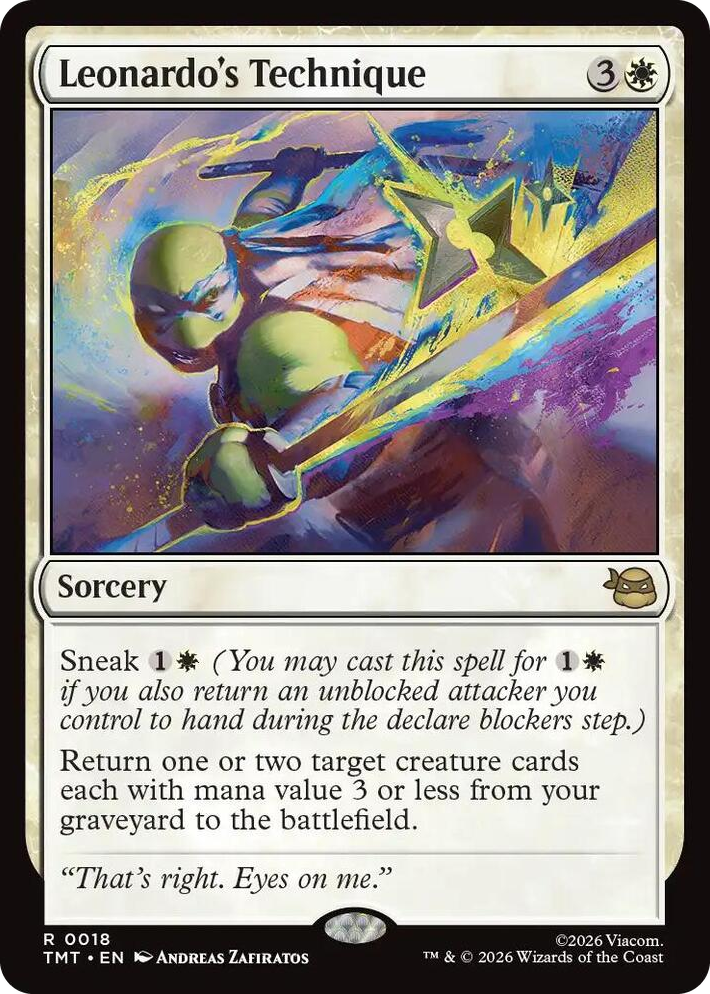 0018 Leonardo's Technique R Teenage Mutant Ninja Turtles