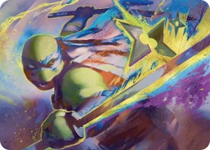 0002 Leonardo's Technique Art Card S Art Series: Teenage Mutant Ninja Turtles