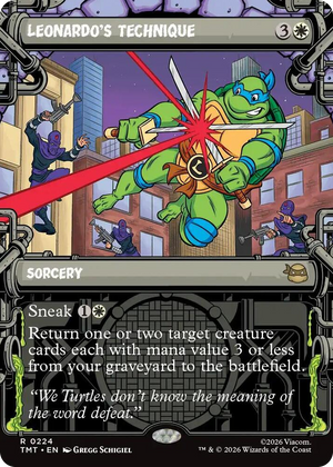 0224 Leonardo's Technique (Showcase) R Teenage Mutant Ninja Turtles