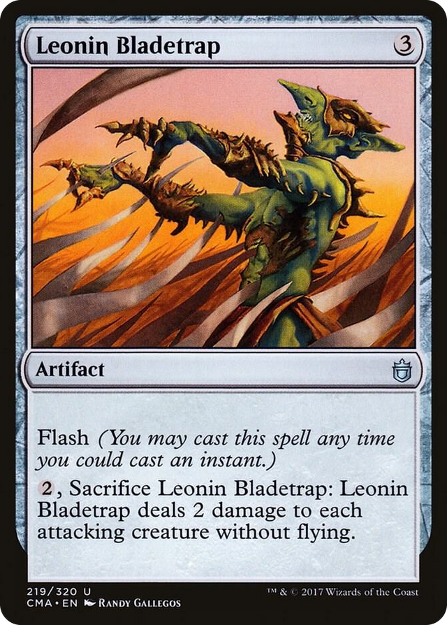 0219 Leonin Bladetrap U Commander Anthology
