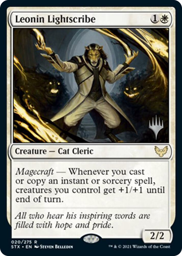 0020 Leonin Lightscribe R Promo Pack: Strixhaven