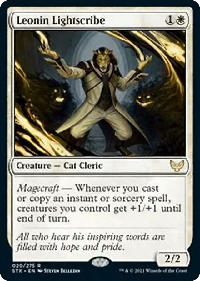 0020 Leonin Lightscribe R Strixhaven: School of Mages