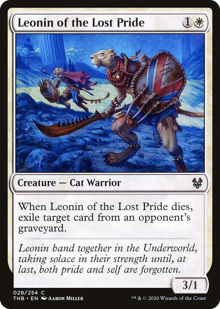 0028 Leonin of the Lost Pride C Theros Beyond Death