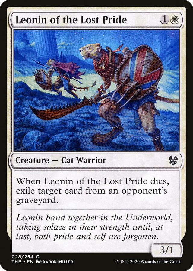 0028 Leonin of the Lost Pride C Theros Beyond Death