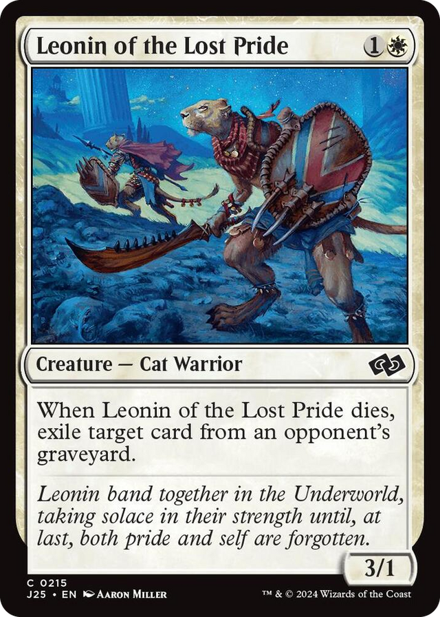 0215 Leonin of the Lost Pride C Foundations Jumpstart